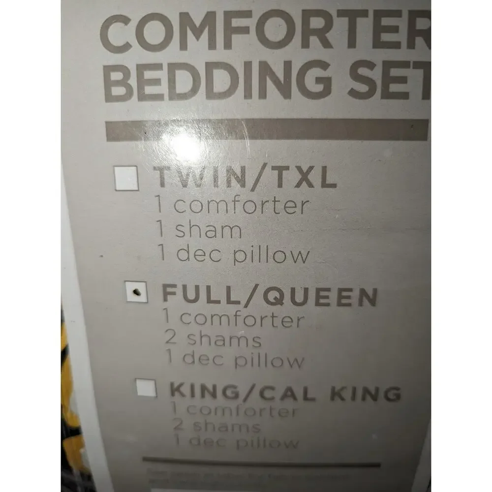 Mi Zone Allison Duvet Floral Design 4 Piece Comforter Set Yellow Full Queen
